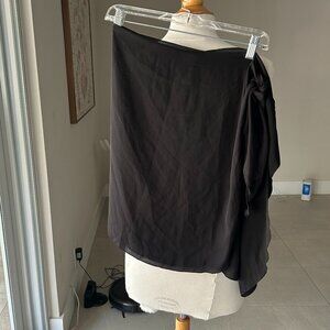 NWT Bathing suit cover up. Sheer Black Size O/S Polyester